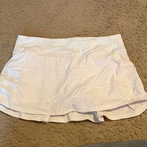 lululemon Pace Rival Skirt White
